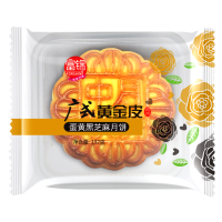 富锦广式蛋黄黑芝麻月饼132g