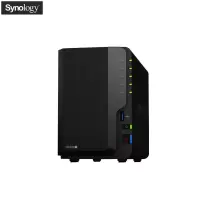 群晖(Synology )DS220+2盘位四核心NAS存储服务器(无内置SATA硬盘)不规则体支持NAS盘企业盘