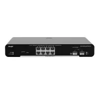 锐捷(Ruijie)RG-S1930系列二层千兆网管交换机 RG-S1930-8GT2SFP-P 黑