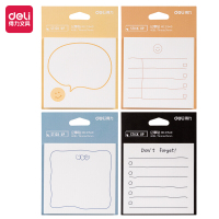 得力 21540-4 记事贴(混)(袋)