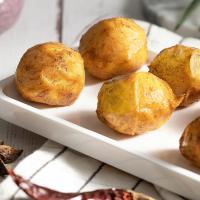 MINISO名创优品港式鱼蛋120g咖喱香辣办公室休闲零食小吃真空包装