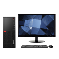 联想 E76 商用台式电脑[支持Win7]i5-9400/8GB/1T+128G/集显/带光驱 19.5英寸显示器