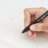 晨光（M&G）0.7mm黑色圆珠笔 水感顺滑中油按动式签字笔 40支装 ABPW3002（计价单位：盒）