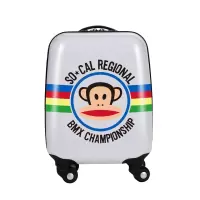 大嘴猴(Paul Frank)拉杆箱16寸 白色 PFL002C jbh