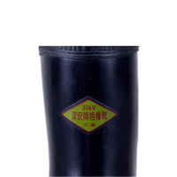 双安 绝缘靴 高压30KV 电工靴耐磨防滑橡胶雨靴（双）LN