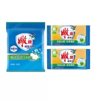雕牌超效加酶洗衣粉252g +雕牌透明皂102g*2