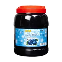 太湖美林 果粒果酱 奶茶烘焙商用原料3kg/桶 蓝莓果酱(桶)