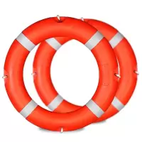 谋福 8145 救生圈 国标 全塑成人救生浮圈 加厚救生圈(救生设备标准款)(一个装)