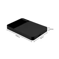 东芝 (TOSHIBA) 2TB USB3.0 移动硬盘 新小黑B3 2.5英寸 兼容Mac 轻薄便携
