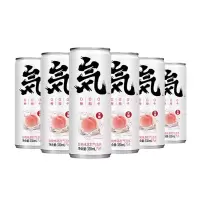 元気森林白桃味气泡水330mlx6