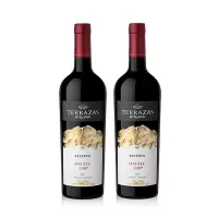 台阶安第斯山脉 典藏马尔贝克红葡萄酒750ml 2瓶装