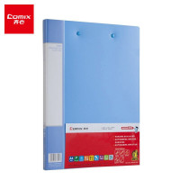齐心 强力夹+板夹文件夹 ABH600A A4 蓝色 单位:个