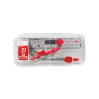 晨光 孔庙祈福系列尺规 ACS90823 七件套:量角器 两个三角尺 直尺 圆规 橡皮擦 铅芯 长167mm 单位:套