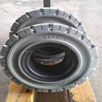 电瓶叉车无痕实心轮胎CPD25/21X8-9 C8904/含轮毂