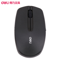 得力(deli) 3738 鼠标（WB）办公无线鼠标游戏鼠标笔记本鼠标电脑鼠标 办公用品灵巧 黑色 单位：个