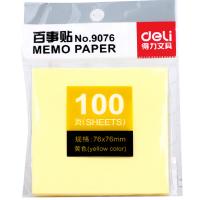 得力(deli)9076便签纸记事贴10本76*76mm便利贴办公记事备忘条留言贴N次贴办公用品其他