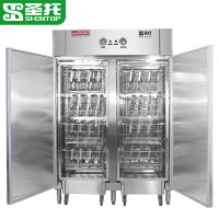 圣托(Shentop)商用推车式消毒柜大容量 无磁不锈钢热风循环高温柜 双门酒店大工厂食堂厨房 RTP1200-D4