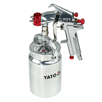 易尔拓 YT-2346 喷枪工具气动油漆喷壶工业级手动气压式家用喷漆抢汽车喷漆枪 虹吸式喷枪1.0L Φ1.8
