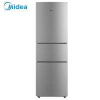 美的(Midea) BCD-210TM(ZG) 直冷 210L 定频 三级能效 三门冰箱（单位：台）浅灰色