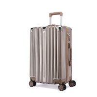 皮卡诺(Picano) 8008 香槟金 20寸万向轮拉杆箱 旅行箱包登机密码行李箱 （计价单位：个）