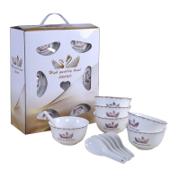 企业专享 鸿礼 玫瑰陶瓷碗套装 起订量500