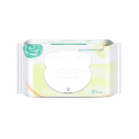 otbaby婴儿湿纸婴儿手口柔湿巾 手口专用 80抽5包 MC14