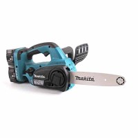 Makita牧田木工充电式电链锯DUC252RM2锂电池电锯充电木材链条锯36V二电一充
