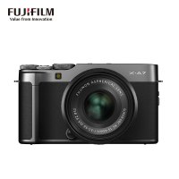 富士(FUJIFILM) X-A7/XA7 微单相机(15-45mm镜头)2420万像素 vlog相机 深灰色