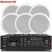 纽曼 (Newmine) R15 定压吸顶喇叭音响套装（一拖六）
