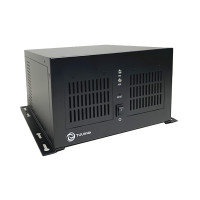 Tuunwa嵌入式精简型双电源供电工控机SIPC-1458支持6个com口COM2可调485/1*KEY-A/ 1*KEY-B(酷睿i7 8550 8GB 256GB固态)