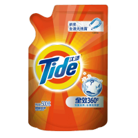 汰渍(Tide) 洗衣液全效360度 袋装500g/袋 礼品