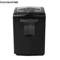 盆景(bonsaii) 3P27A 碎纸机 黑武士系列 连续碎纸2小时 办公家用粉碎机 碎卡碎光盘 全自动电动粉碎机
