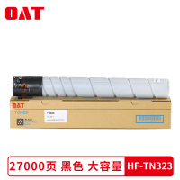 OAT HF-TN323墨粉筒适用美能达Bizhub 227/287/367/7528墨粉盒 大容量