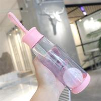 永源 350ML健身运动蛋白粉摇摇杯创意带提绳随手杯茶叶过滤饮水杯水壶（100个起） gk