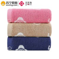 洁丽雅(grace) 几何提毛巾9200 74*34cm 一条装 颜色随机