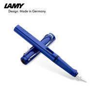 凌美(LAMY)钢笔 F尖蓝色亮杆墨水笔 14F 0.7mm