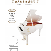 意大利吉奥诺钢琴经典白色亮光系列G170