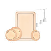 飞利浦魅影系列自然光客厅卧室长方形圆形吸顶灯智能家居LED小爱语音米家卧室3室1厅1餐