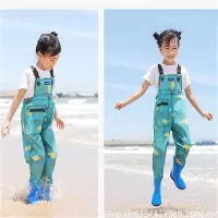 野成裕星儿童连体下水裤男女恐龙背带