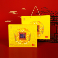 百年堂 阿胶月饼—至尊版阿胶黑松露 3块+阿胶龙井茶 3块