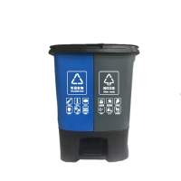 HJPC 蓝灰色分类垃圾桶款20L 单位:个