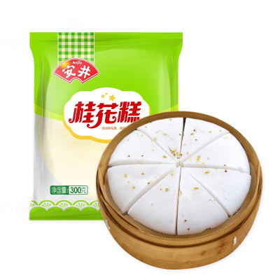 安井 桂花糕300g/袋*2 小米糕 传统手工糯米糕点心 冷冻早餐面点