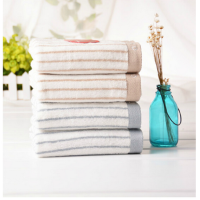 洁丽雅毛巾 经典条纹系列纯棉吸水毛巾 6450毛巾 颜色随机34*72cm(1条装)