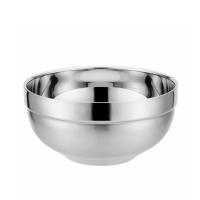 三清 双层304不锈钢碗 铂金碗 12cm