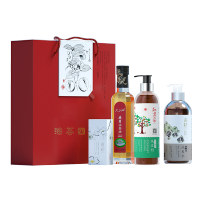 大三湘 油茶四宝礼盒 (原香山茶油245ml 润养护肤山茶油28ml 洗洁剂480ml 山茶洗发水500ml)