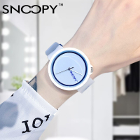 史努比(SNOOPY)手表女潮流时尚简约运动电子表男青少年初高中学生情侣款夜光防水石英表双层果冻硅胶表带