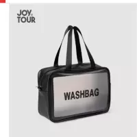 JOYTOUR 洗漱包化妆包男女出差旅行大容量防水收纳包洗漱用品 黑色大号