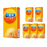 名流螺纹G点避孕套情趣囤货[60只]活力螺纹60男用大颗粒安全套情趣狼牙棒