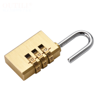 纯铜密码挂锁旅行箱锁