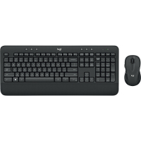 罗技 Logitech罗技(Logitech)MK545无线键鼠套装 黑色 防泼溅 优联 舒适掌托 游戏办公套装 黑色